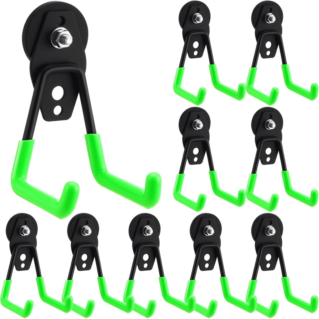 Landhoow Large Magnetic Hooks Heavy Duty Garage Magnet Hooks Strong Storage