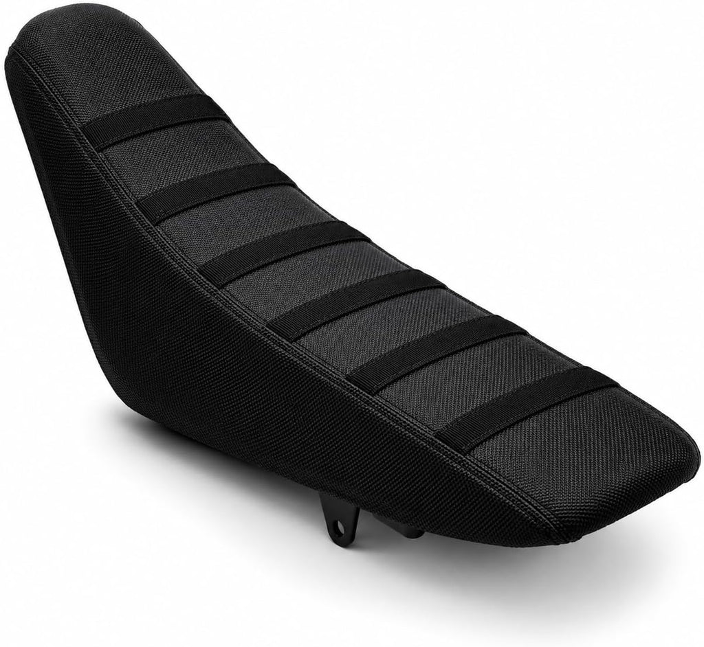Motorcycle Seat Cover for Segway Xyber 2020-2025, Water-Resistant Leather Dirt Bike Seat Cover, Anti-Slip Ribbed Gripper Replacement Cover,Black