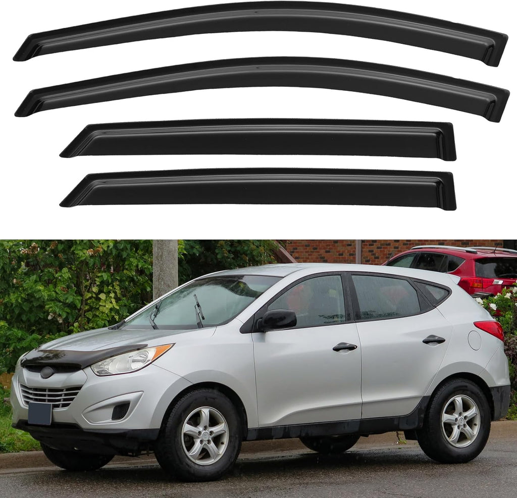 Window Visors Rain Guards for 2010 2011 2012 2013 2014 2015 Hyundai Tucson
