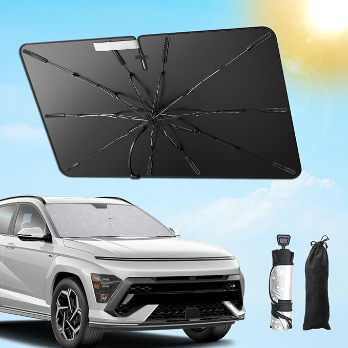 SXCY for 2024 2025 Hyundai Kona Windshield Umbrella Sunshade for 2024 2025 - Image 2