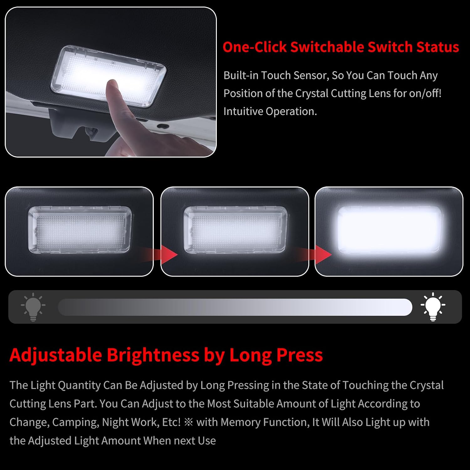 Tailgate Decorative Lights for 2024-2026 Toyota Land Cruiser 250 1958 Prado Lc250 Trunk High Brightness LED Lighting Punch-Free Waterproof Interior Modification Accessories (Electric tailgate)