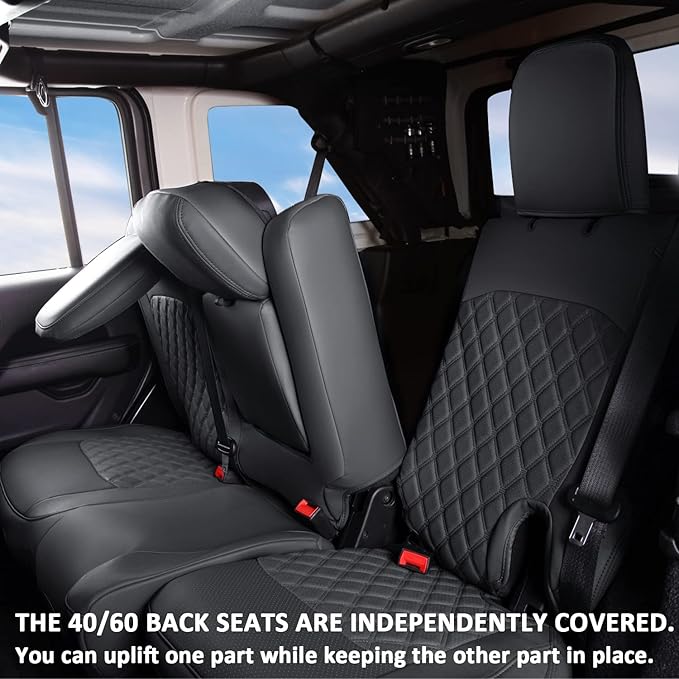 GIANT PANDA Customized Full Set Car Seat Covers - Image 7