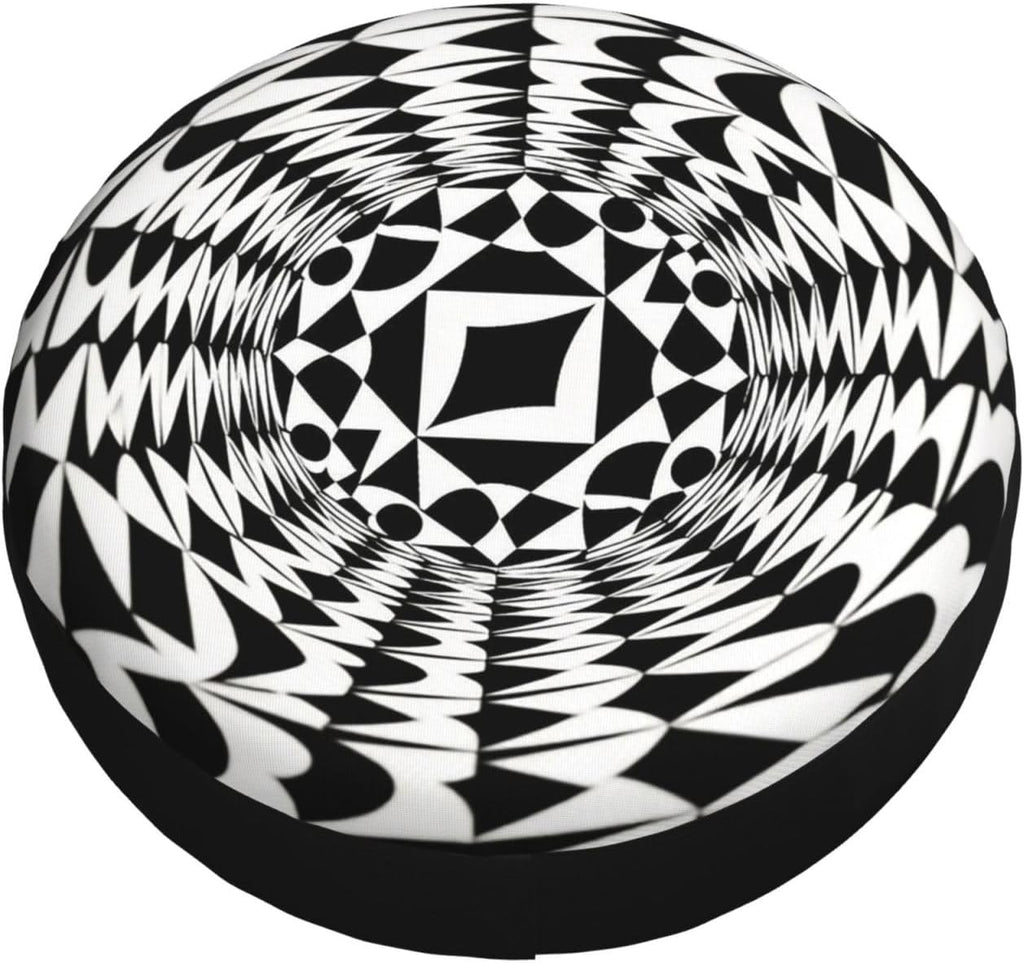 3D Optical Illusion Trap Print Universal Spare Tire Cover for RV, Jeep | Wheel Protector Fits Rv, Trailer, Jeep, Shield Tires From Sun, Dirt And Rain For Outdoor Storage