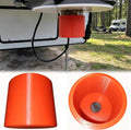 RV 5th Wheel Pin Cover Compatible with Fifth Wheel Trailer Pin Box, Protective King Pin Cover, Dust and Weather Resistant Hitch Pin Protector, Easy Installation for RV Camper Trailer Storage