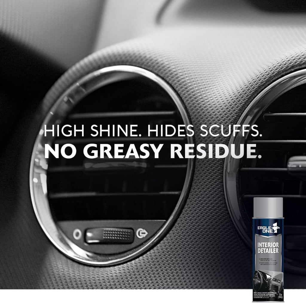 Eagle One Car Interior Detailer, One Step Detailer Spray for Cars, Trucks, 12 Oz