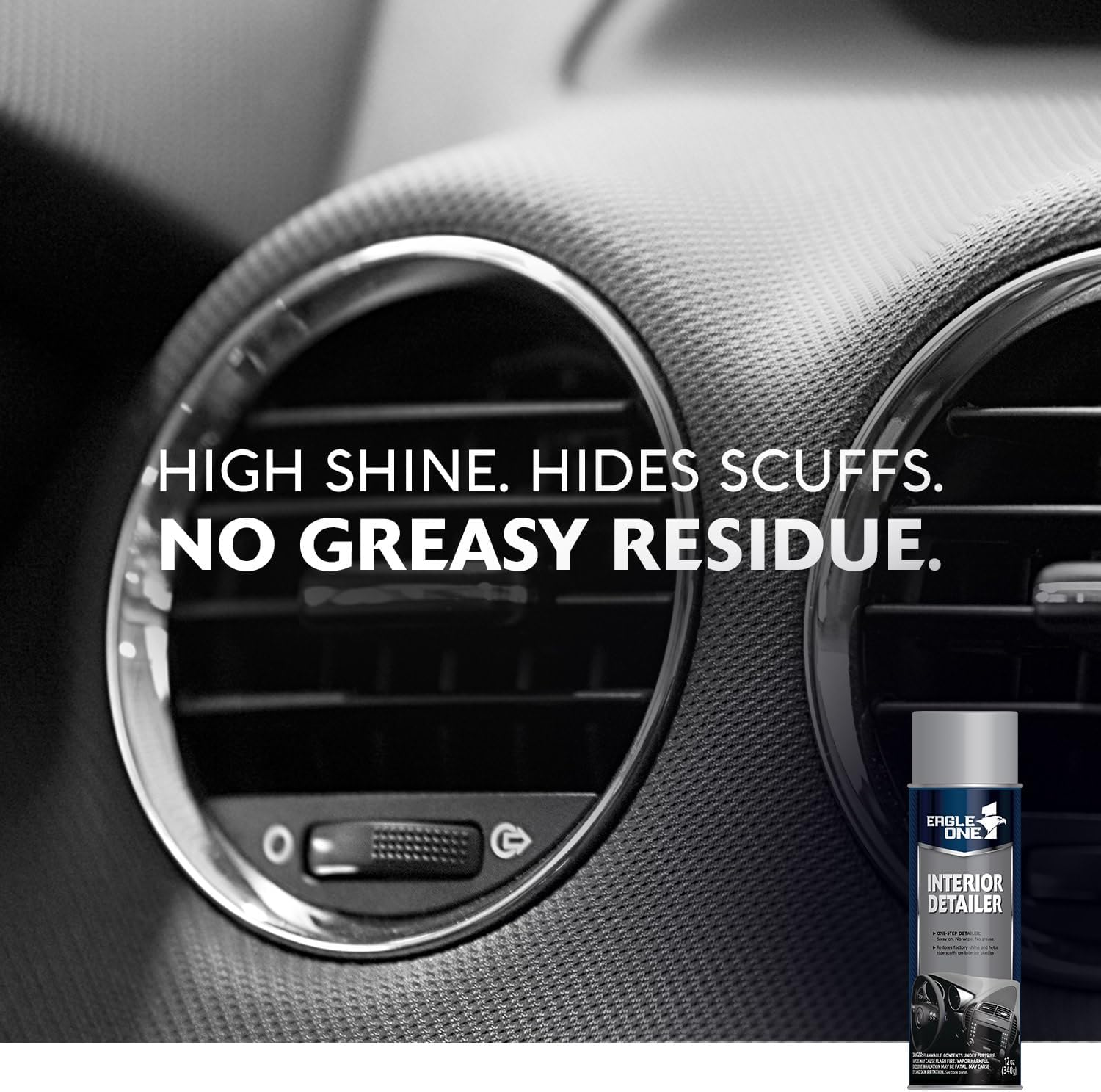 Eagle One Car Interior Detailer, One Step Detailer Spray for Cars, Trucks, 12 Oz
