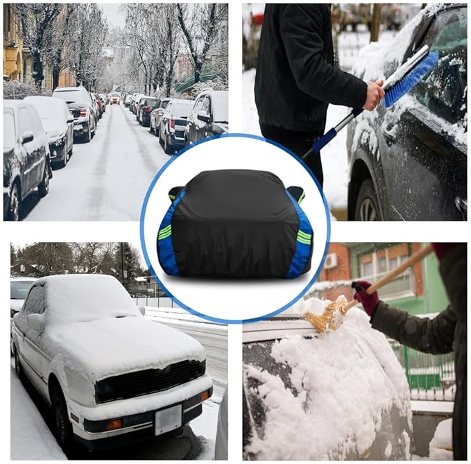 Avecrew Car Cover Custom Fit for Honda Accord, Waterproof All Weather Full - Image 3