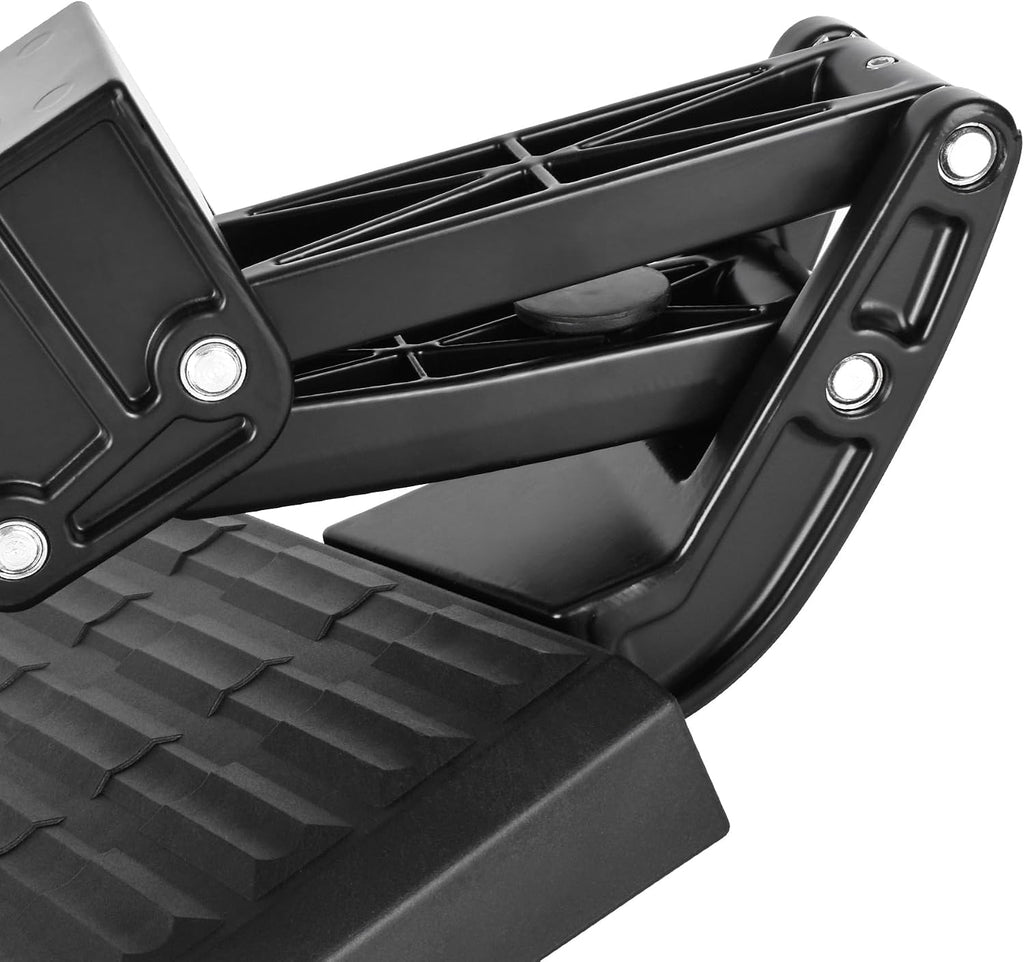 ASOPARTS Rear Bed Step Compatible with 2009-2018 Dodge Ram 1500, Ram 2500/3500 (Excludes Dual Exhaust & EcoDiesel Models) Retractable Bumper Tailgate Step #75306-01A