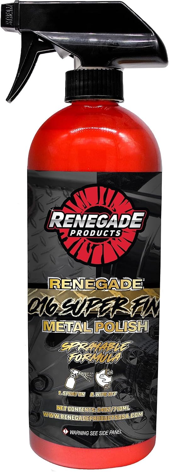 Renegade Products USA | Q16 Extra Fine Sprayable Metal Polish - High-Gloss Fi...