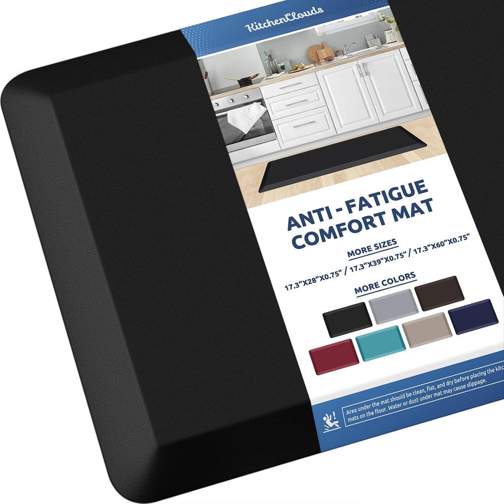 KitchenClouds Kitchen Mat Cushioned Anti Fatigue Kitchen Rug Non Slip Standing