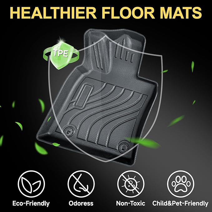 Full Set Floor Mats Custom Fit for 2025 Toyota Camry 2025 All Weather Floor - Image 5
