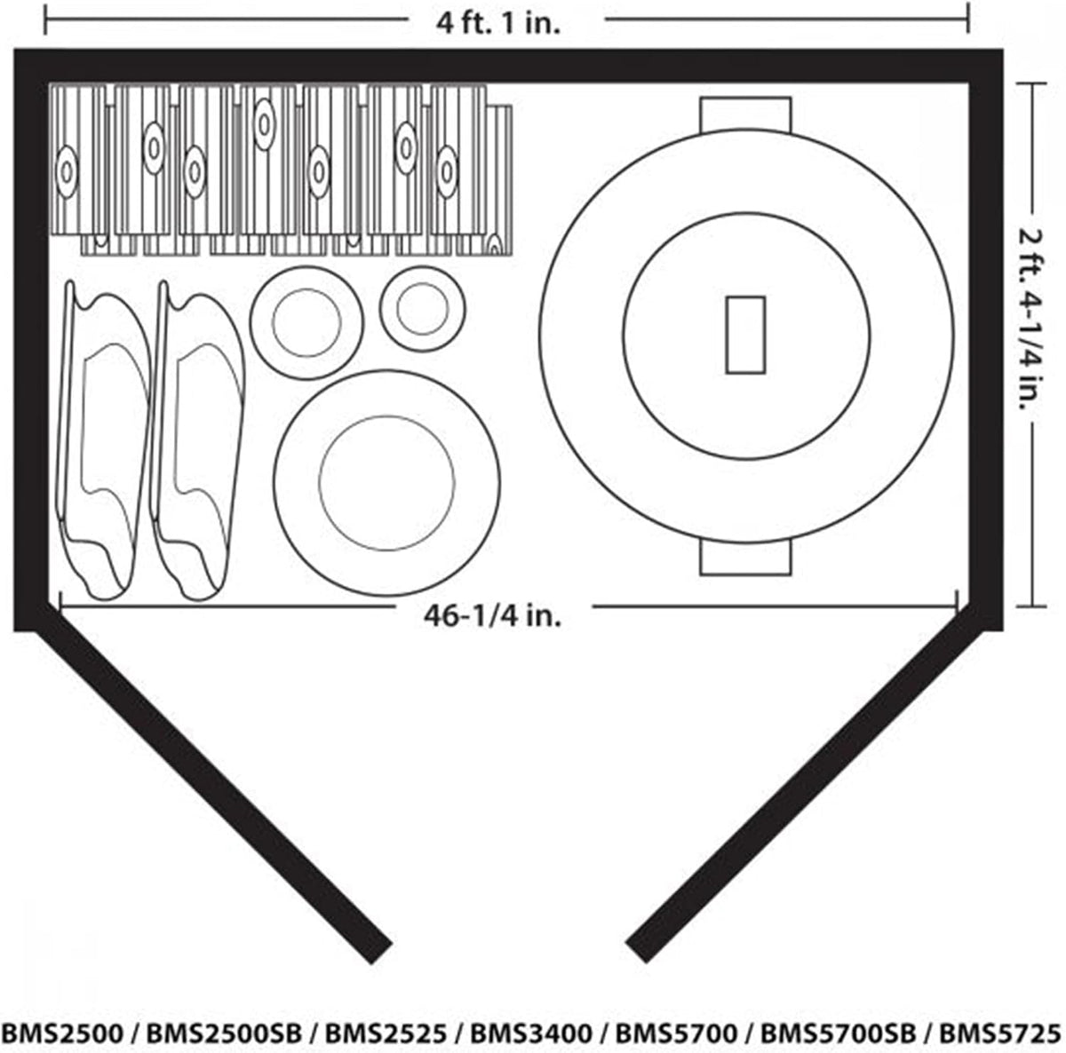 suncast horizontal shed, compact outdoor storage system, 34, view 9