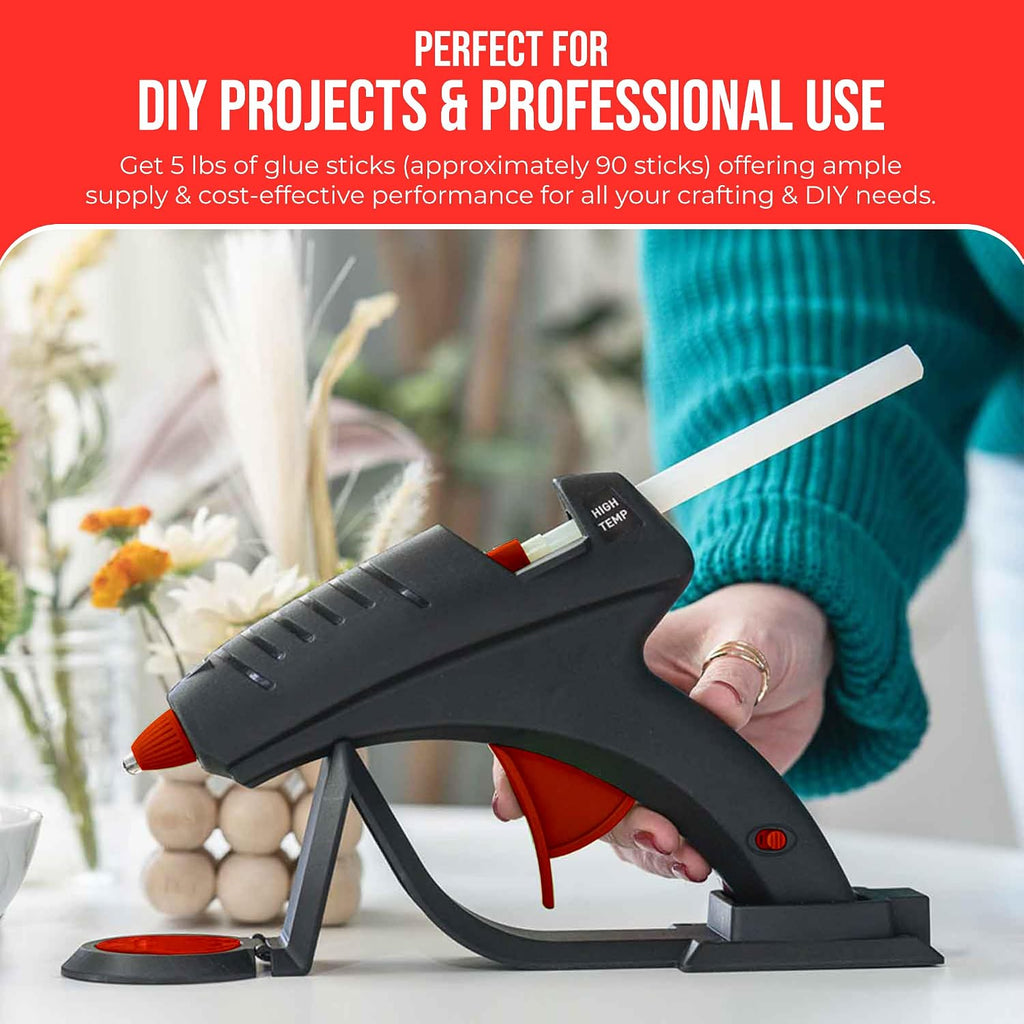 full size hot melt glue sticks for glue, side view