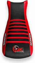 Seat Cover - Compatible Fit for 1993-2006 TRX 300 EX Sportrax 300 TRX300EX 2x4, Durable Material | Multi-Grip Design for Improved Traction Red Ribs S17