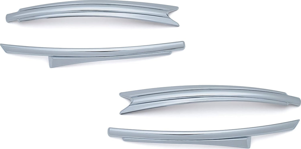 Kuryakyn 5670 Motorcycle Accent Accessory: Saddlebag Trim Top for 2014-19 Indian Motorcycles, Chrome