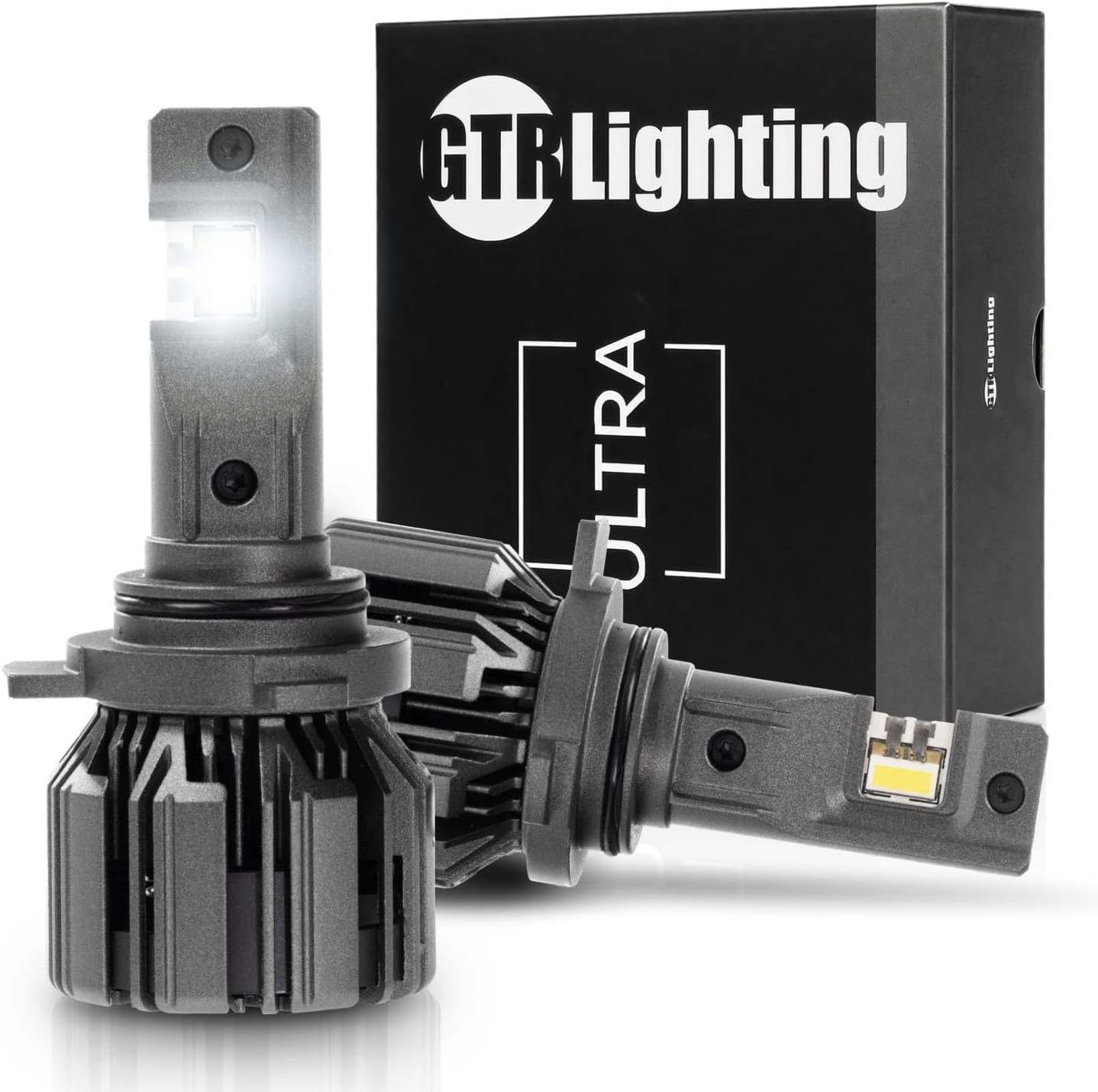 GTR Lighting 9012 Ultra Series Powersport Light for Off-Road or Fog | 1000% Brighter than Halogen, 5750K White, 70000Hrs Lifespan IP68 Waterproof, Pack of 2
