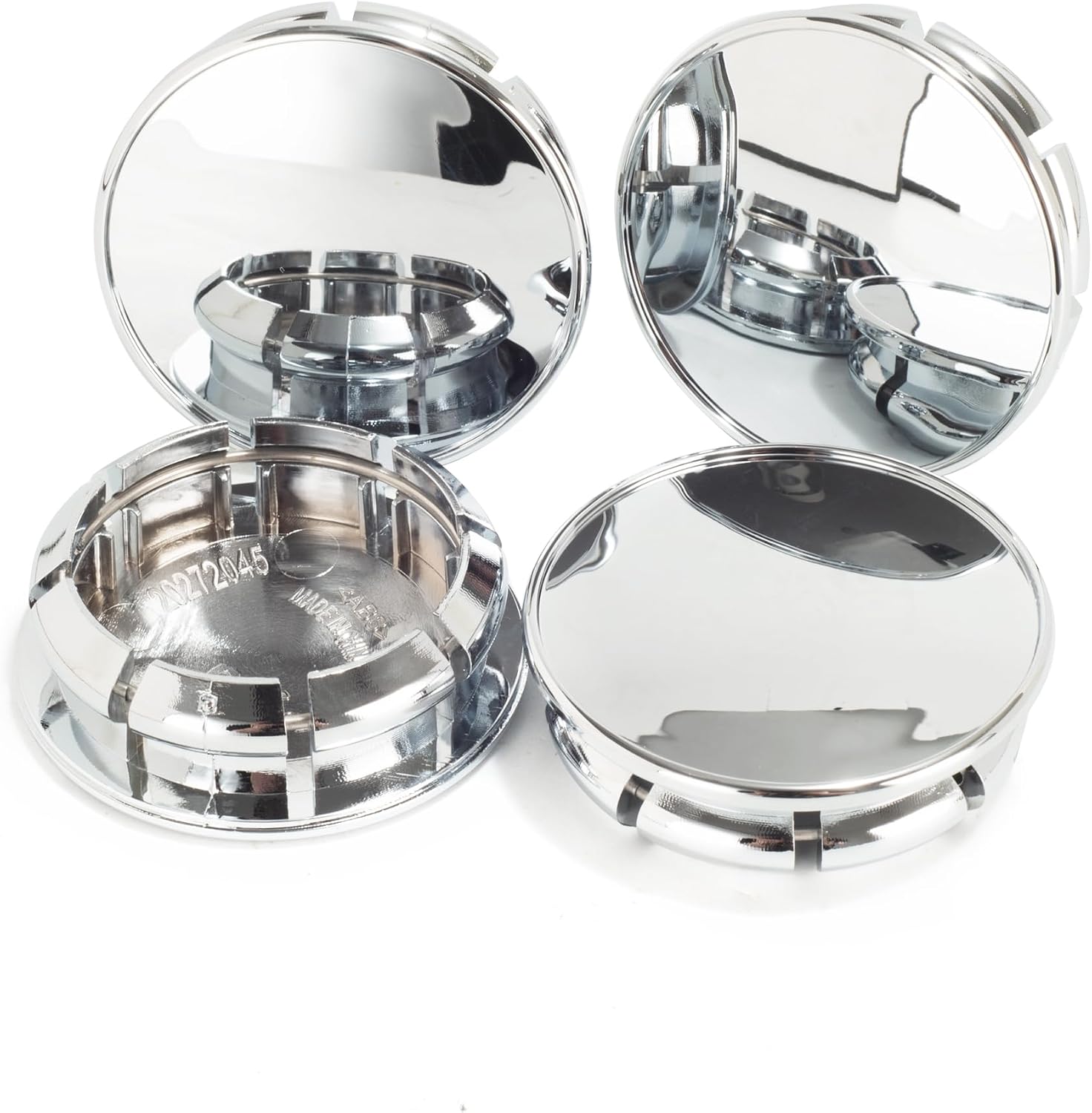 4 Pack 54 mm / 2.14 in Wheel Center Caps Kit for 2004-2010 Chrysler Sebring Aspen Pacifica CPT ruiser Town Country 300, ID 45.2 mm / 1.78 in Hub Caps, Snap-in Replaces 4895899 Chrome