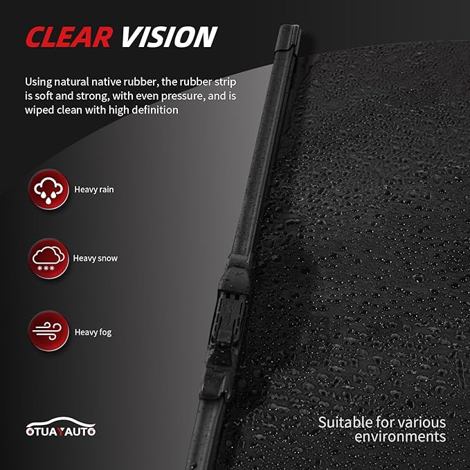OTUAYAUTO Premium Windshield Wiper Blades - Image 5