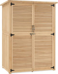 MCombo Outdoor Storage Cabinet, Wooden Storage Shed by MCombo