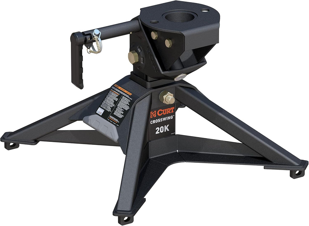 CURT 16600 CrossWing Lightweight 5th Wheel Hitch, 20,000 lbs.
