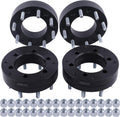 Black Forged 5x5.5 to 8x6.5 Wheel Adapters 2 Inch 14x1.5 Studs Compatible with Dodge-Ford-Ram 5 Lug 5x139.7 Truck Converted to 8 Lug 8x165.1 Rims - Pack of 4