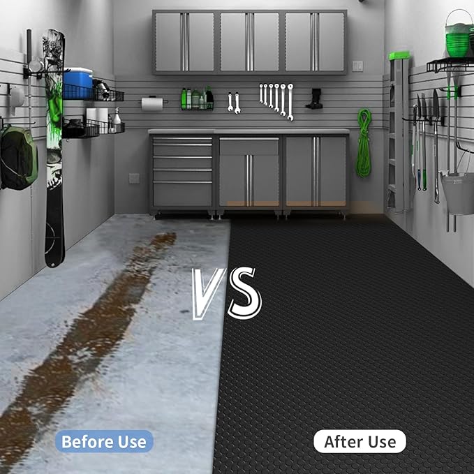 Premium Garage Floor Mat, Commercial Grade Heavy Duty Parking Mat - Image 3