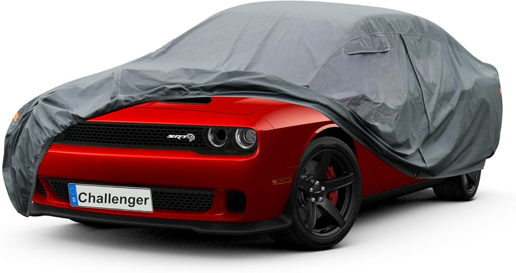 Premium Car Cover Custom Fit Dodge Challenger Hellcat, 16 Layers Heavy Duty Car