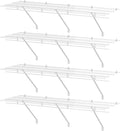 haushof 4 pack closet shelves wall mounted, 4, main product view