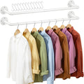 erytlly industrial pipe wall mounted clothes rack,38 inches, main product view