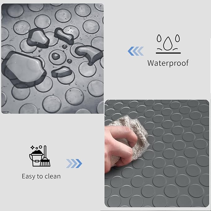 Premium Garage Floor Mat, Commercial Grade Heavy Duty Parking Mat - Image 6