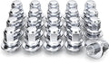 White Knight 7/16"-20 Chrome ET Bulge Lug Nut - 7802-20AM (20 Pack)