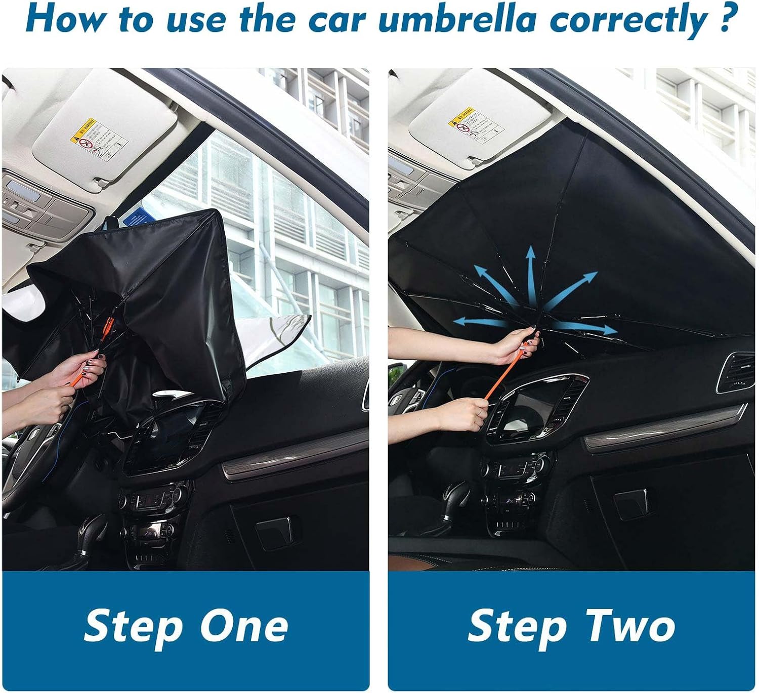 Raccoon Car Windshield Sun Shade Umbrella Foldable Car Shade Umbrella Keep Vehicle Cool for Most Vehicles Sun Shades Cover