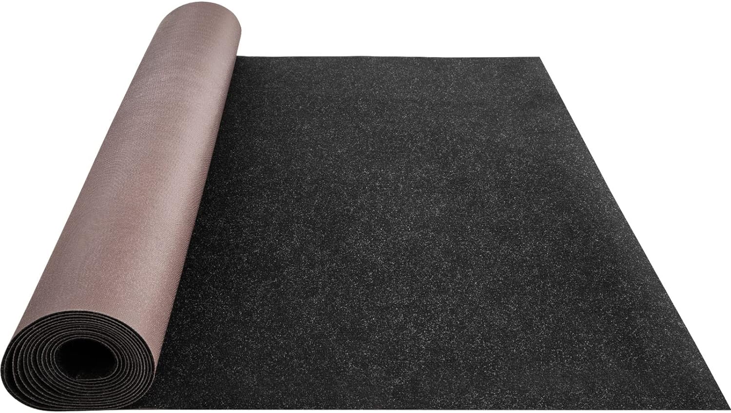 VEVOR Marine Carpet, 6 x 36 ft Indoor Outdoor Carpet Charcoal Black Marine Grade Boat Carpet, Marine Carpeting with Water-Proof TPR Backing Boat Carpeting Roll for Home Patio Porch