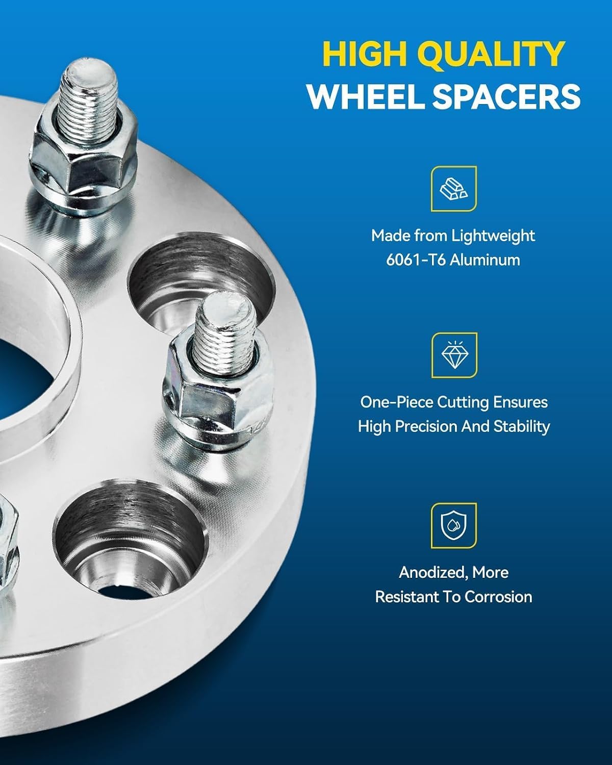 PHILTOP 5x5 1 inch Hub Centric Wheel Spacers for 1991-1998 C1500, 2022-2024 Grand Cherokee, 1988-1998 C1500, 2024-2025 Durango, 2011-2021 Grand Cherokee, 71.5mm Hub Bore, M14x1.5 Thread Pitch, 2Pcs