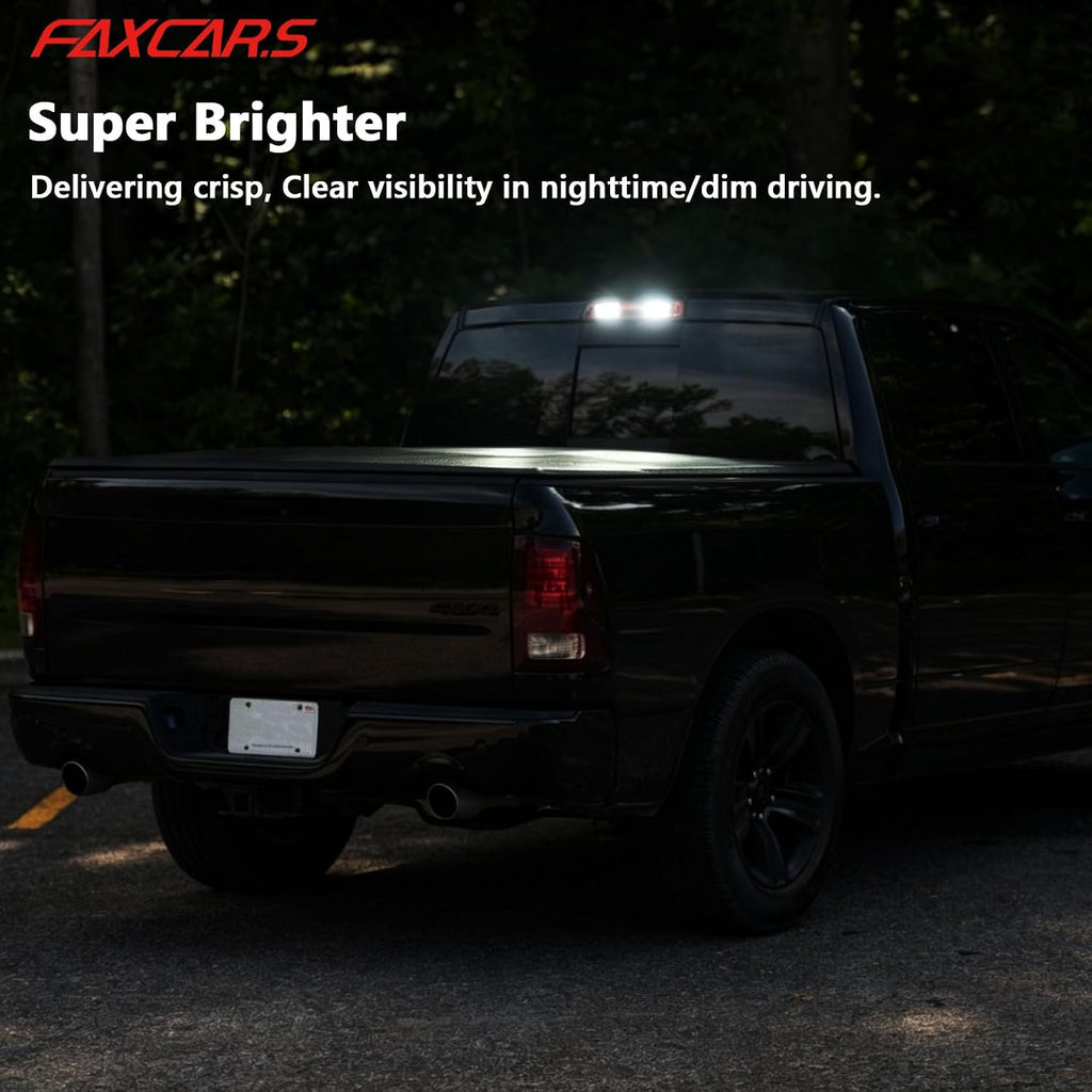 912 921 W16W LED Truck Cargo Bed Cab Light Bulbs for Ram Silverado Sierra F150 F250 F350 Ranger Colorado Maverick Tundra Frontier Titan 6000K Cool White Reverse Lamp 600% Brighter, 2-Pack