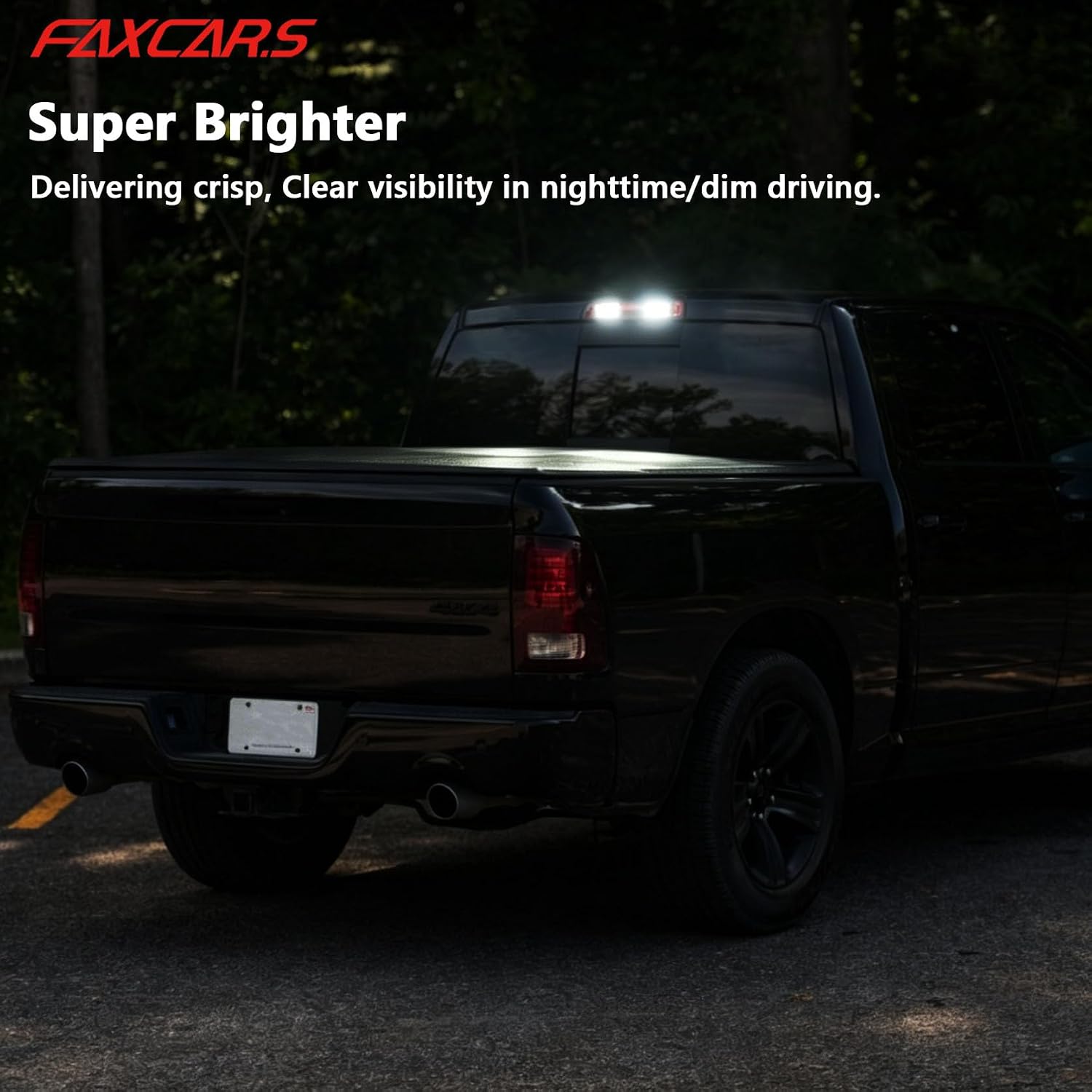 912 921 W16W LED Truck Cargo Bed Cab Light Bulbs for Ram Silverado Sierra F150 F250 F350 Ranger Colorado Maverick Tundra Frontier Titan 6000K Cool White Reverse Lamp 600% Brighter, 2-Pack