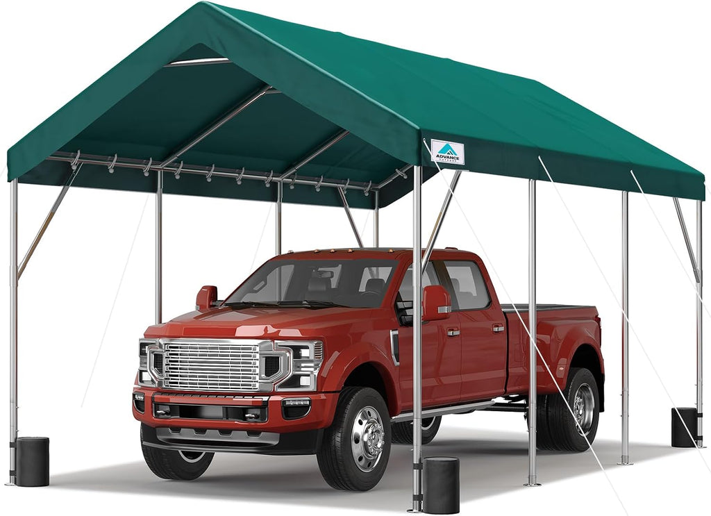 advance outdoor 12x20 ft heavy duty carport potable, main product view