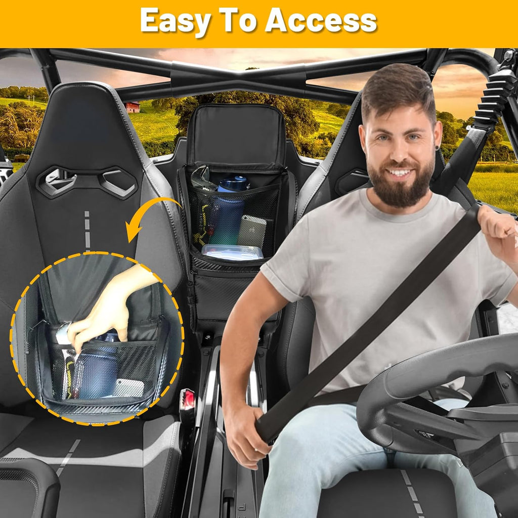 StarknightMT Zforce 950 Center Storage Bag Water Resistant 1680D UTV Driver Console Between Seat Organizer Compatible with CFMOTO Z Force (2020-2022 950 Sport/2022-2024 950 HO Sport EX)
