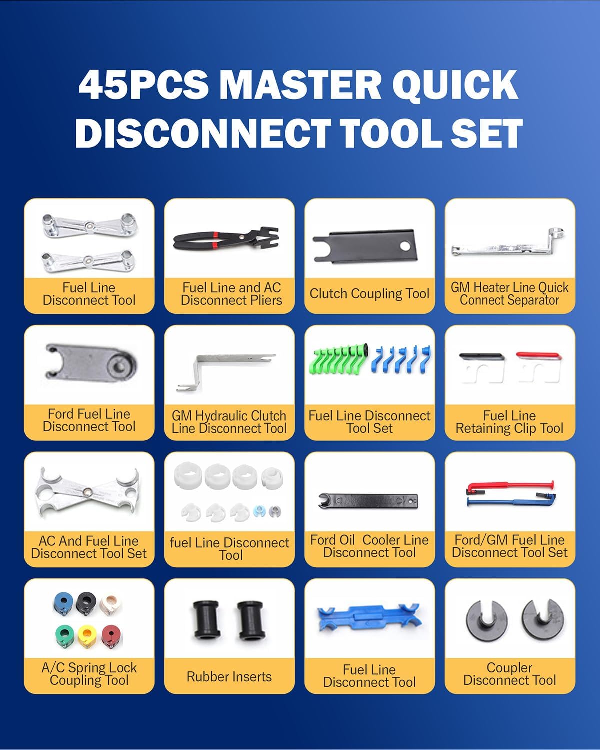 master quick disconnect tool fuel line disconnect tool, close-up detail