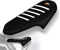 Electric Bike Seat Cover Compatible with Ridstar Q20 E Bike Non-Slip Anti-UV (Black-White)
