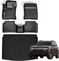 Floor Mats & Trunk Mat for 2021-2024 2025 Ford Bronco Sport Only Fit Sport by SANBAN-AXE