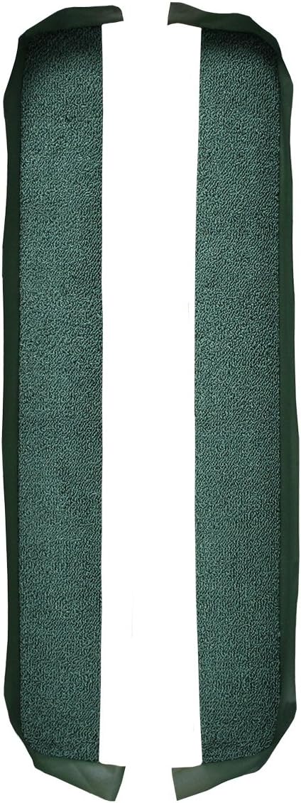 Door Panel Carpet Flooring Die Cut Loop - fits 1964-1967 Pontiac GTO 5 Inch Inserts (Medium Blue)