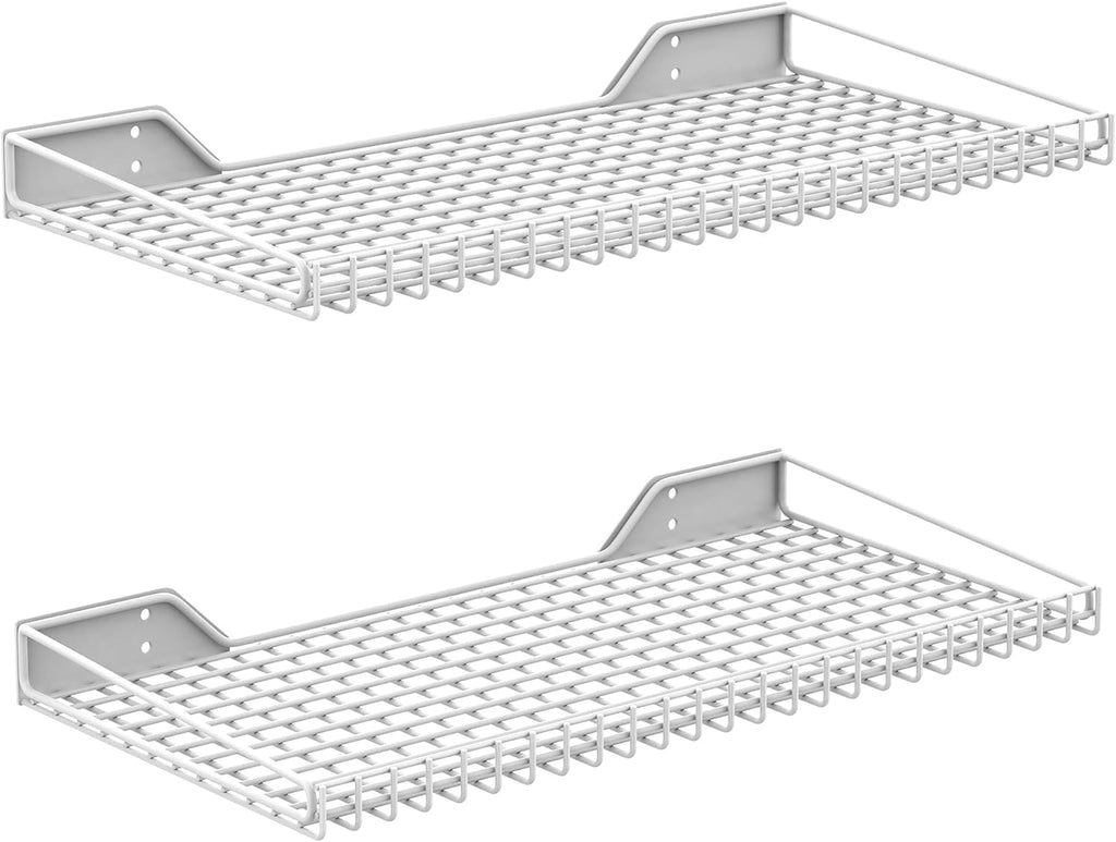 WALMANN 2 Pack Garage Wall Shelf, 23.5" x 12" Wall Mounted Storage Shelves