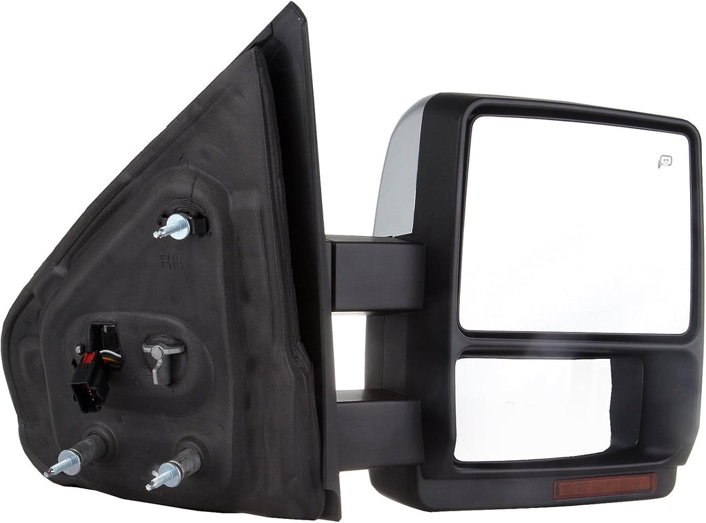 A Pair Heated Towing Mirrors Fits 2004-2015 for Ford for F-150 Pickup Truck, Power Adjusted View Mirror with Turn Signal Indicator
