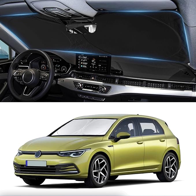 Sunshade for 2015-2023 2024 2025 Volkswagen Golf GTI e-Golf VW Golf R 4 Door by INSAUTO