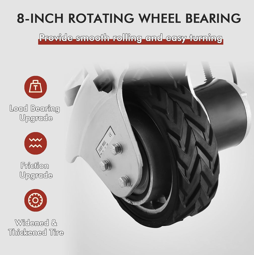 Electric Trailer Trailer Wheel Mover Electric Wheels Powered Wheels Max Load 5000 lbs, Power Mover for Maneuvering 12V/350W Jack