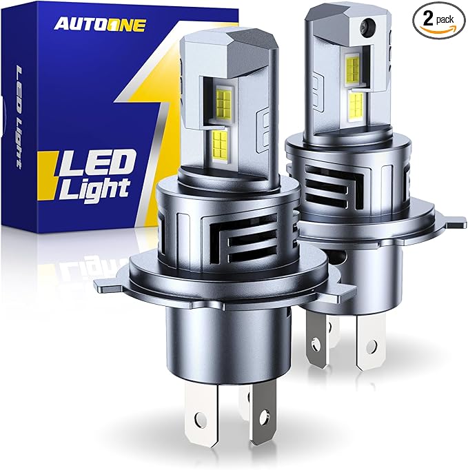 AUTOONE Upgraded H4/9003/HB2 Fog Light Bulbs, 32000LM by AUTOONE