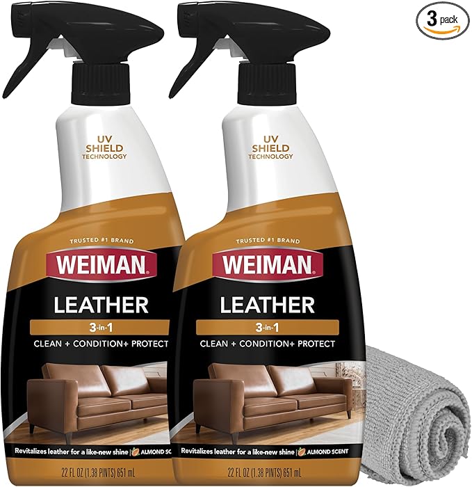 Weiman Leather Cleaner Conditioner & Protector by Weiman