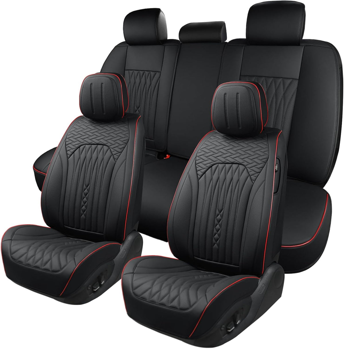 Car Seat Covers Full Set, Leather Seat Covers