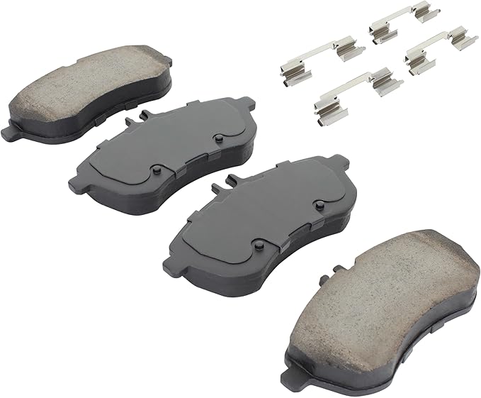 Premium Semi-Metallic Front Brake Pads Compatible - Image 2
